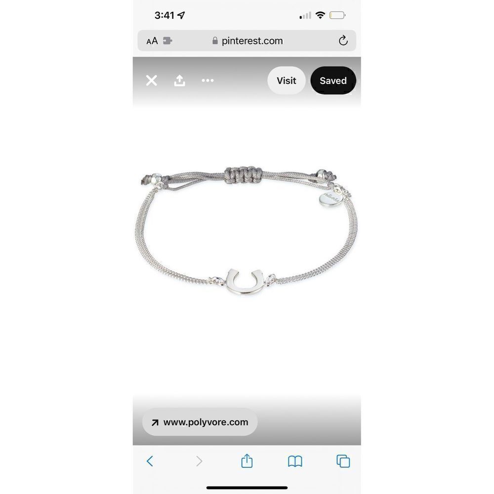 NEW Stella and Dot Horseshoe Wishing Bracelet